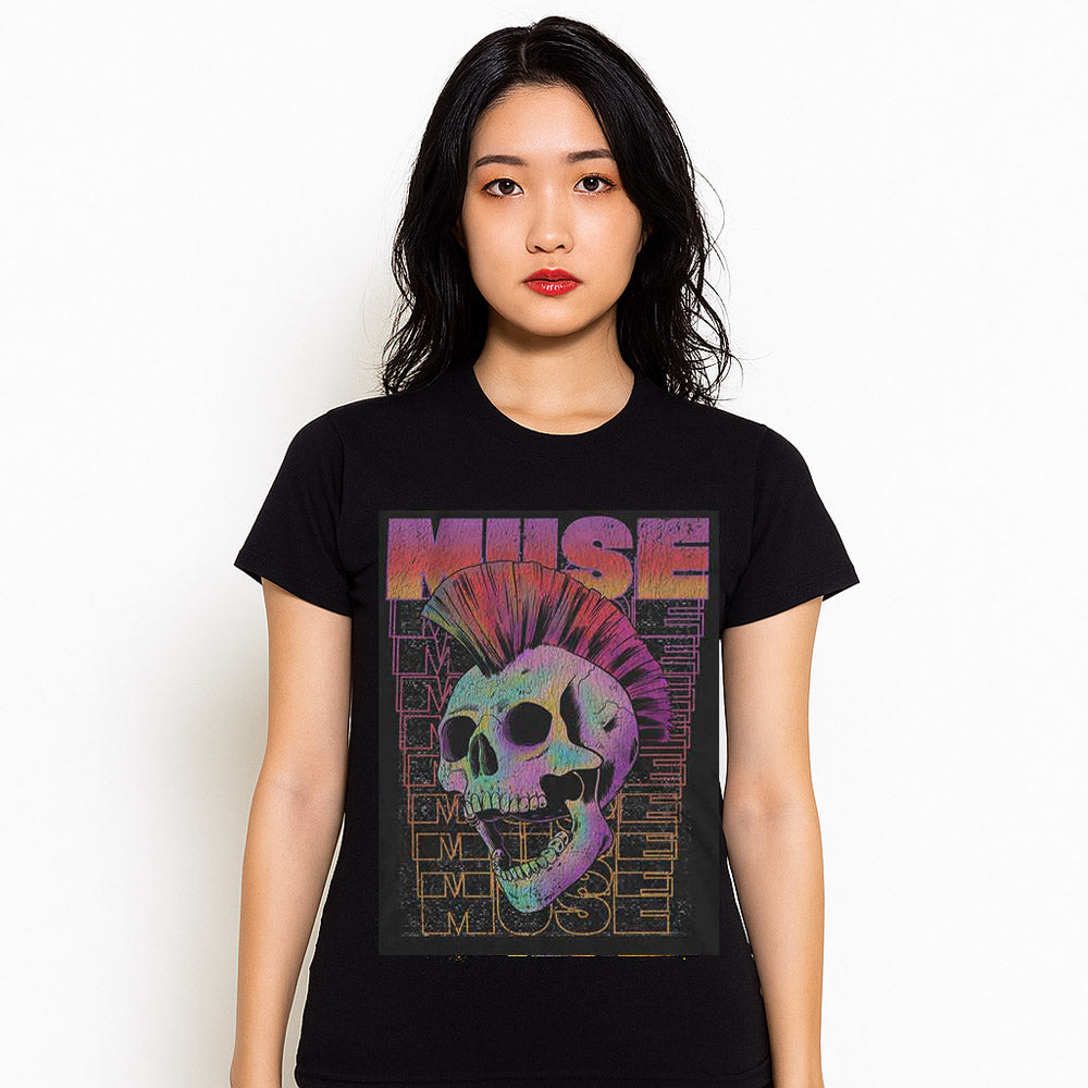 
                  
                    【予約商品】 MUSE ミューズ (9月 来日 ) - Mowhawk Skull / Tシャツ / メンズ 【公式 / オフィシャル】
                  
                