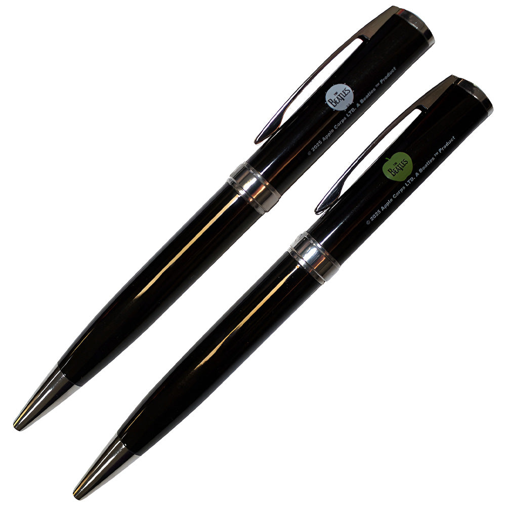 THE BEATLES ビートルズ (来日 60周年 ) - Drum & Apple Logos / 2本セット / 筆記具