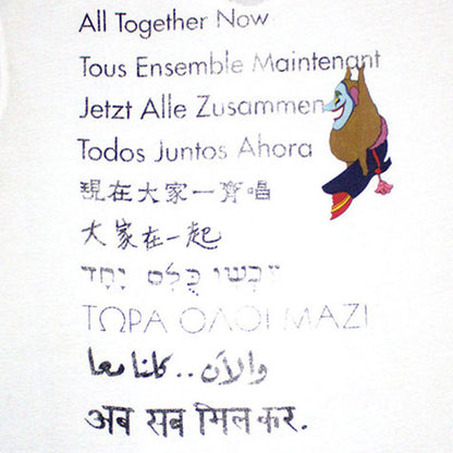 THE BEATLES ビートルズ (来日 60周年 ) - Yellow Submarine Heads Collage / バックプリントあり / Tシャツ / メンズ - PGS