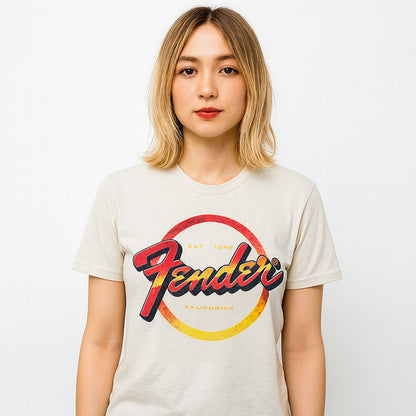 FENDER フェンダー (設立 80周年 ) - Made In The USA / バックプリントあり / Tシャツ / メンズ