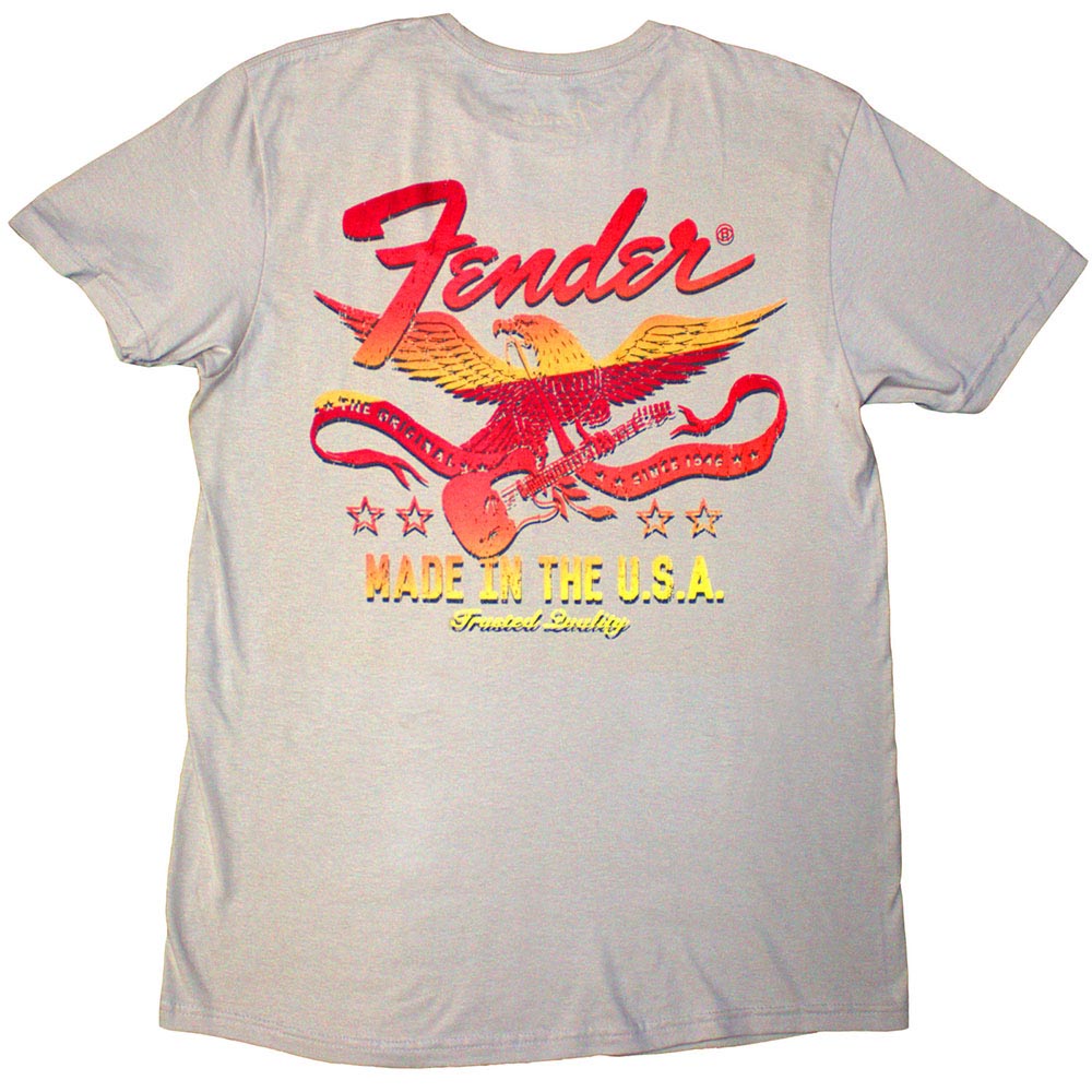 【予約商品】 FENDER フェンダー (設立 80周年 ) - Made In The USA / バックプリントあり / Tシャツ / メンズ