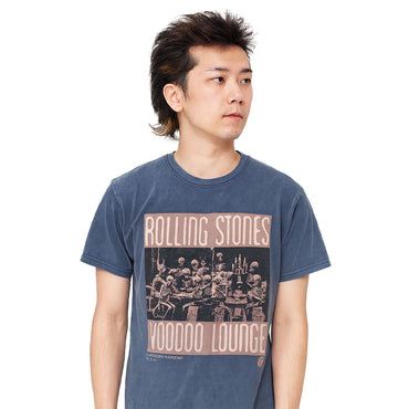 ROLLING STONES ローリングストーンズ (来日 35周年 記念 ) - Voodoo Skulls （復刻ツアーTシリーズ） / Stone Wash / Tシャツ / メンズ