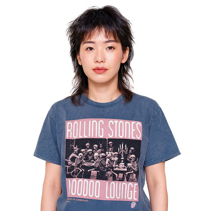 ROLLING STONES ローリングストーンズ - Voodoo Skulls （復刻ツアーTシリーズ） / Stone Wash / Tシャツ / メンズ