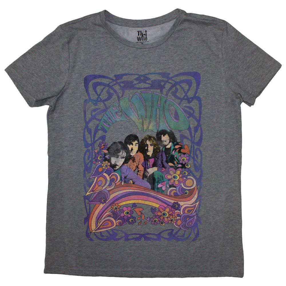 THE WHO ザ・フー (映画公開記念 ) - Psych Floral / Tシャツ / レディース 【公式 / オフィシャル】