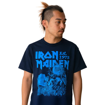 IRON MAIDEN (50th Anniversary) - Est. 1975 Life After Death Stamp / Men's T-Shirt