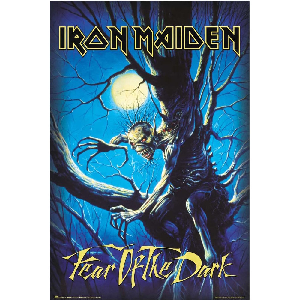 IRON MAIDEN アイアンメイデン (結成 50周年 ) - Fear of the Dark / ポスター 【公式 / オフィシャル】