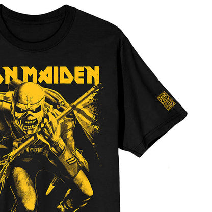 IRON MAIDEN アイアンメイデン (結成 50周年 ) - 50 Trooper Crop Yellow / アームプリントあり / Tシャツ / メンズ