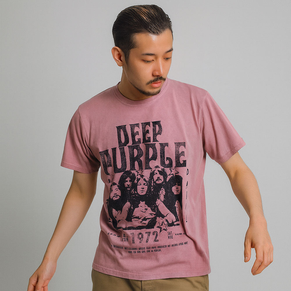 DEEP PURPLE ディープパープル - 1972 Concert / Stone Wash / Tシャツ / メンズ