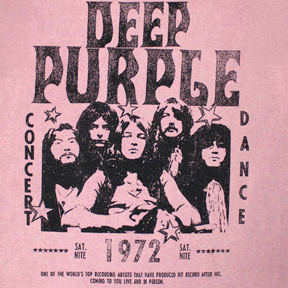 
                  
                    DEEP PURPLE ディープパープル - 1972 Concert / Stone Wash / Tシャツ / メンズ
                  
                