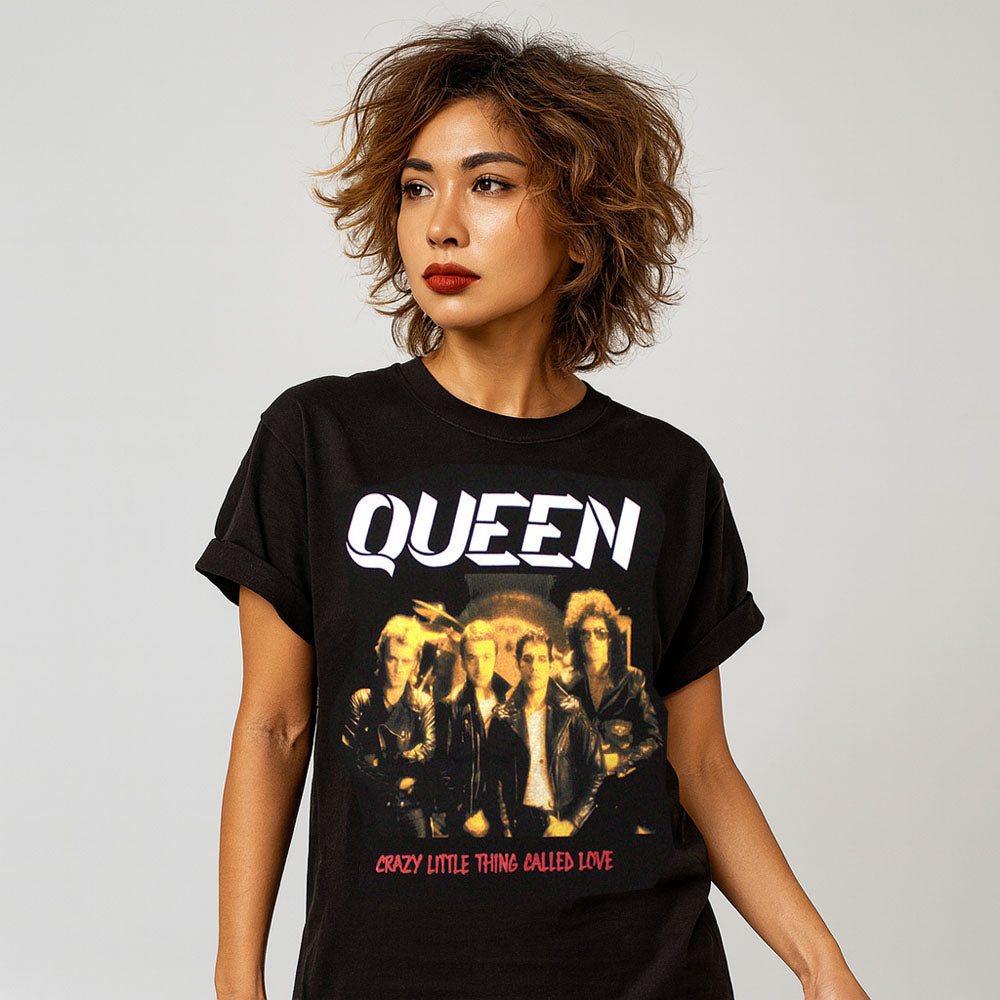 
                  
                    QUEEN クイーン (初来日50周年 ) - Crazy Little Thing / Tシャツ / メンズ
                  
                