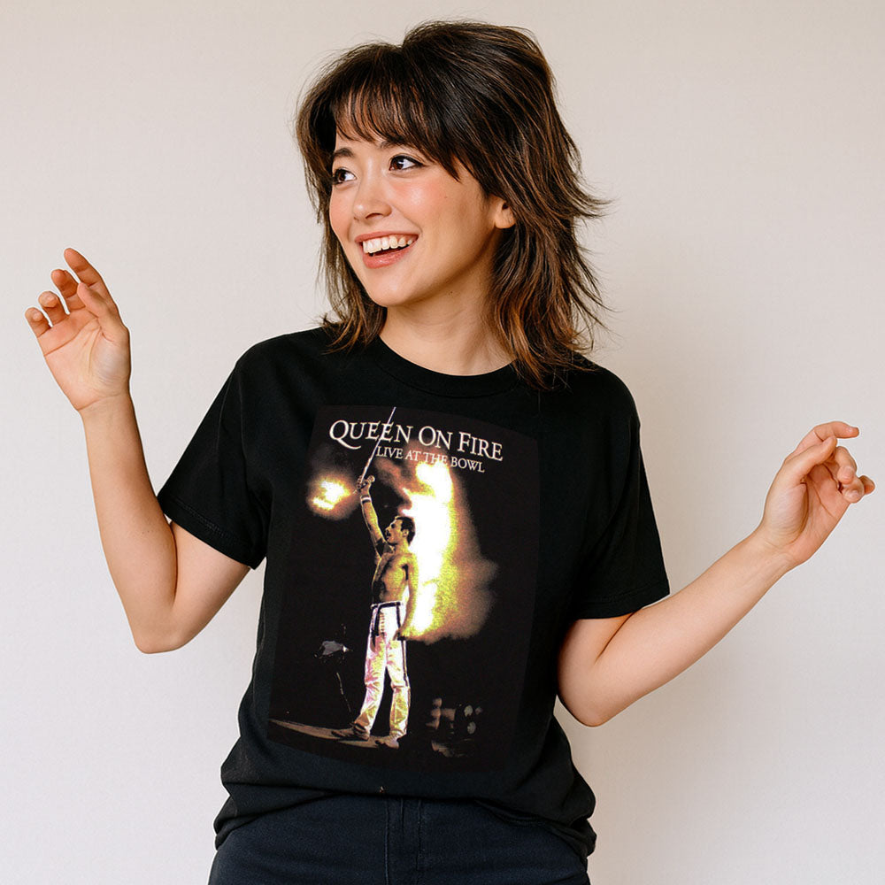 
                  
                    QUEEN クイーン (初来日50周年 ) - Live At The Bowl / Tシャツ / メンズ
                  
                