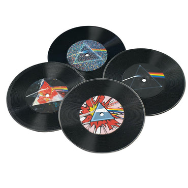 PINK FLOYD ピンクフロイド (結成 60周年 ) - Record Coasters / 4枚セット / コースター