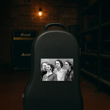 THE BEATLES (65th Anniversary) - Black &amp; White Photo / Sticker