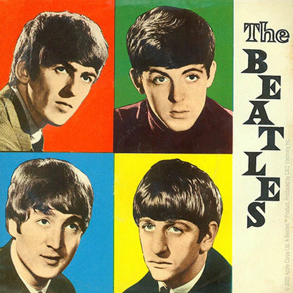THE BEATLES ビートルズ (結成 65周年 ) - 4 Square / ステッカー - PGS