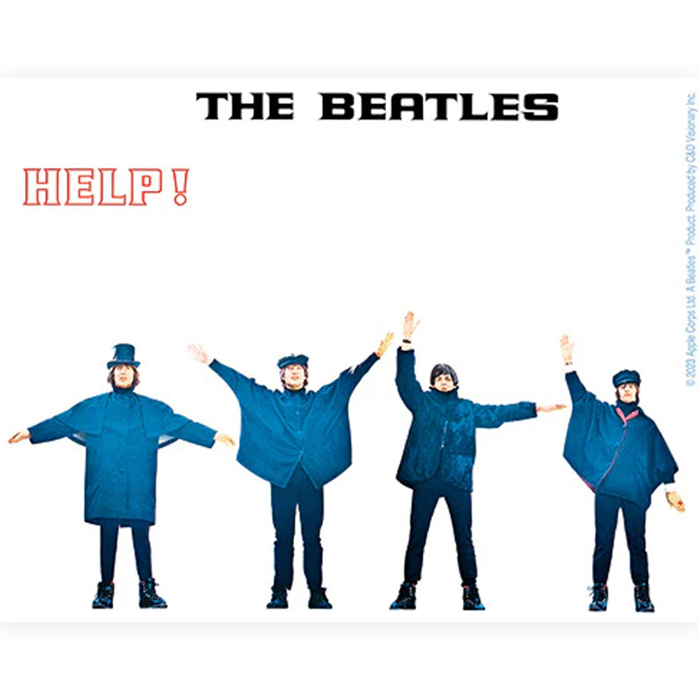 THE BEATLES ビートルズ (結成 65周年 ) - Help! Album / ステッカー 【公式 / オフィシャル】