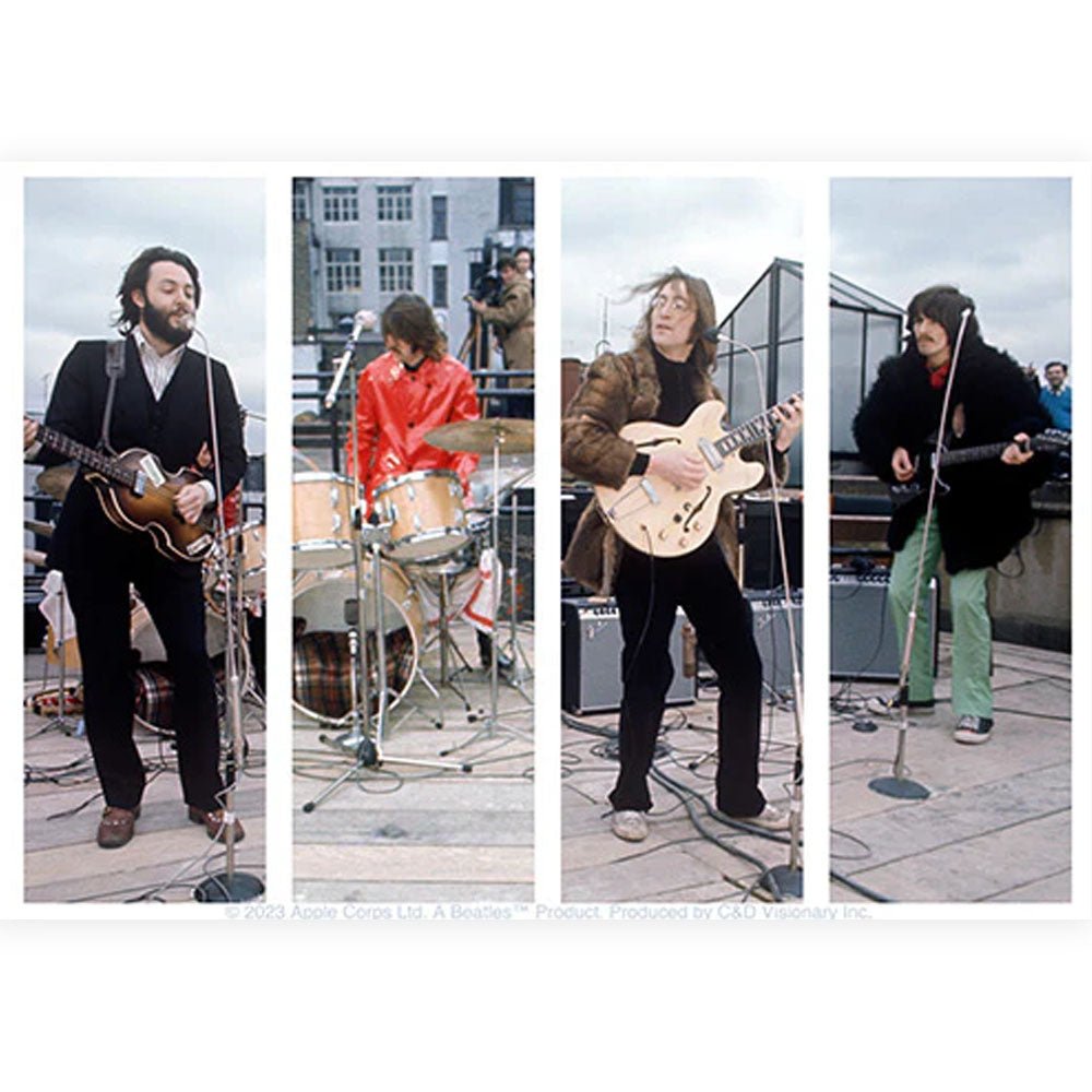 THE BEATLES ビートルズ (結成 65周年 ) - Rooftop Performance / ステッカー - PGS