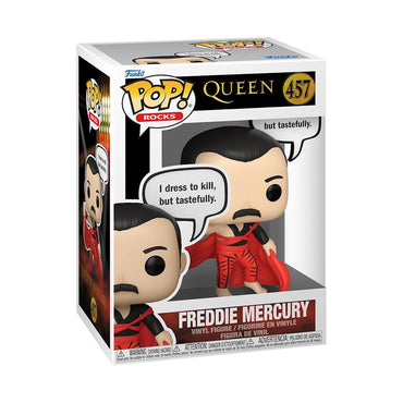 【予約商品】 QUEEN クイーン (初来日50周年 ) - Freddie Mercury (I dress to kill, but tastefully) Funko Pop! Vinyl Figure #457 / フィギュア・人形