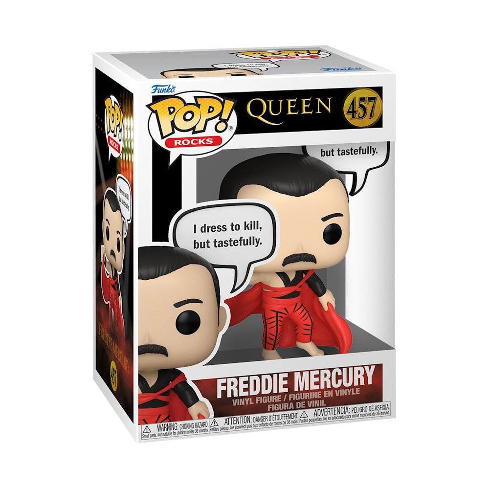 
                  
                    【予約商品】 QUEEN クイーン (初来日50周年 ) - Freddie Mercury (I dress to kill, but tastefully) Funko Pop! Vinyl Figure #457 / フィギュア・人形
                  
                