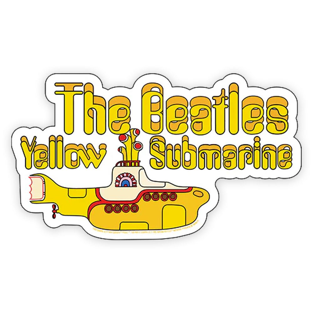THE BEATLES ビートルズ (結成 65周年 ) - Yellow Submarine Logo / ステッカー - PGS
