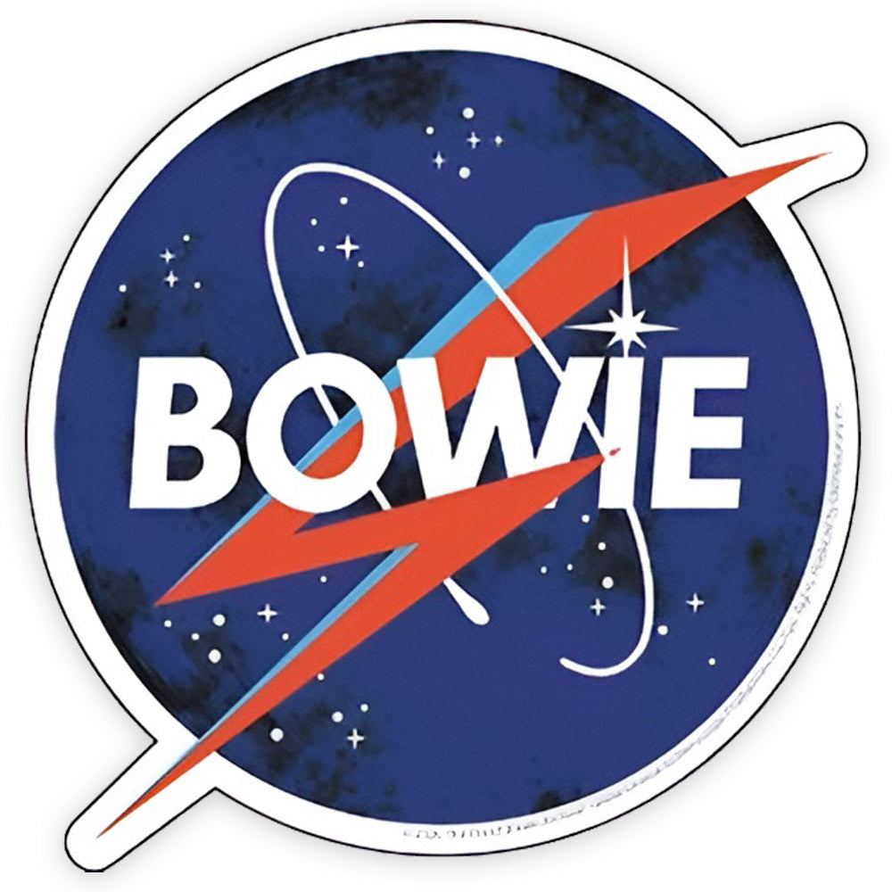 DAVID BOWIE デヴィッドボウイ - Nasa Bolt / ステッカー 【公式 / オフィシャル】