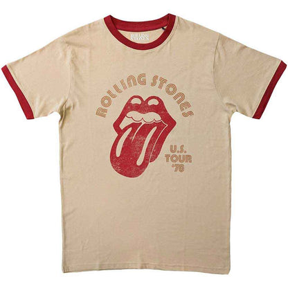 ROLLING STONES - (来日 35周年 記念 ) - US Tour 78 / Natural & Orange / リンガー （復刻ツアーTシリーズ）