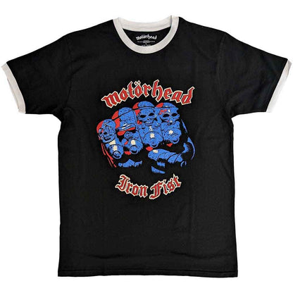 MOTORHEAD モーターヘッド (結成 50周年 ) - Iron Fist / Black / リンガー / Tシャツ / メンズ - PGS