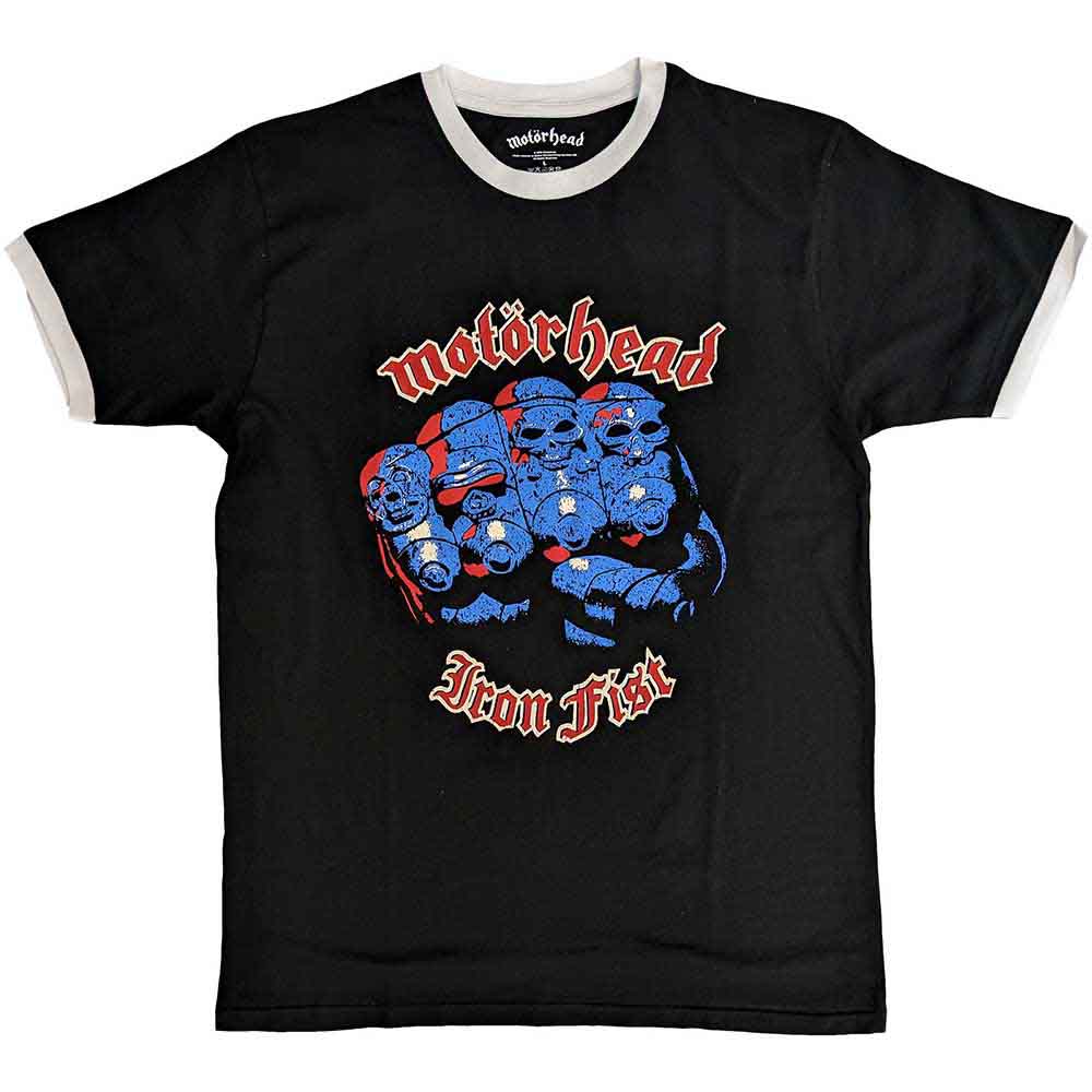 【予約商品】 MOTORHEAD モーターヘッド (結成 50周年 ) - Iron Fist / Black / リンガー / Tシャツ / メンズ 【公式 / オフィシャル】