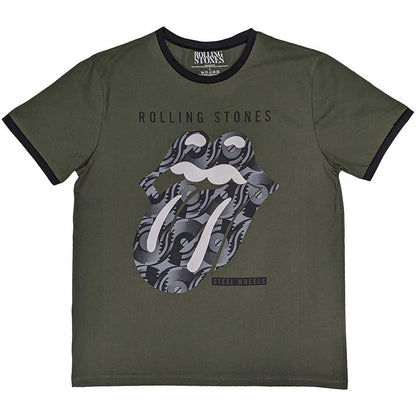 ROLLING STONES - (来日 35周年 記念 ) - Steel Wheels Black & White Tongue / Khaki Green / リンガー
