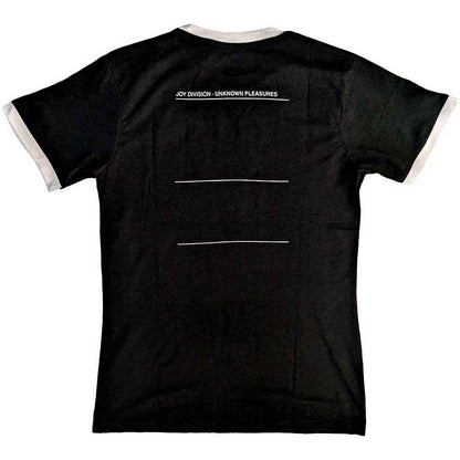 JOY DIVISION ジョイディビジョン - Unknown Pleasures / Black / バックプリントあり / リンガー / Tシャツ / メンズ