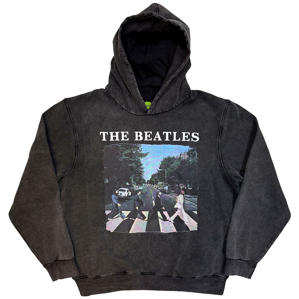 THE BEATLES - (結成 65周年 ) - Abbey Road & Logo / Stone Wash / Charcoal Grey