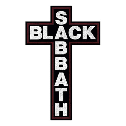 BLACK SABBATH ブラックサバス (OZZY OSBOURNE 追悼 ) - Cross / ステッカー 【公式 / オフィシャル】