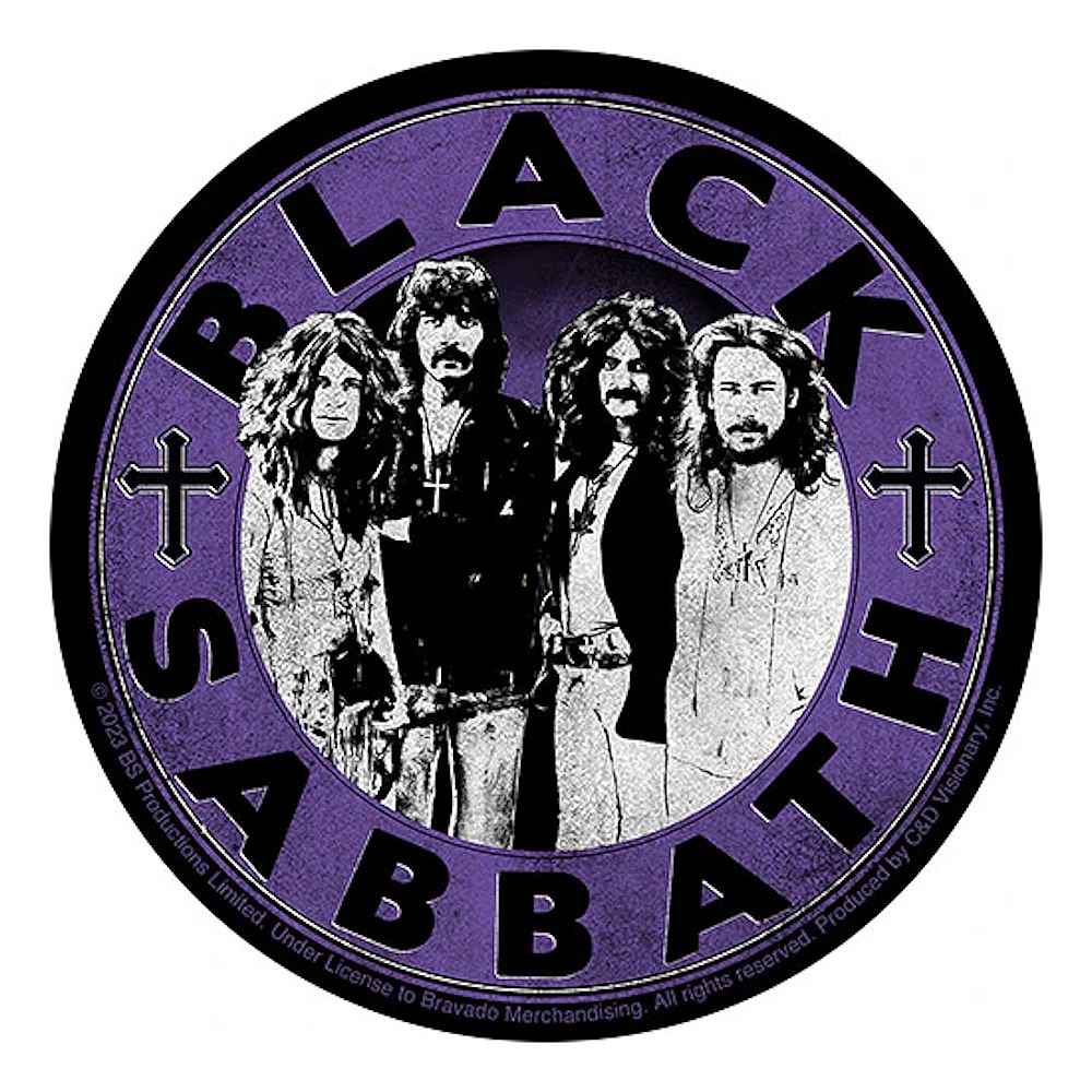 BLACK SABBATH ブラックサバス (OZZY OSBOURNE 追悼 ) - Circle / ステッカー 【公式 / オフィシャル】