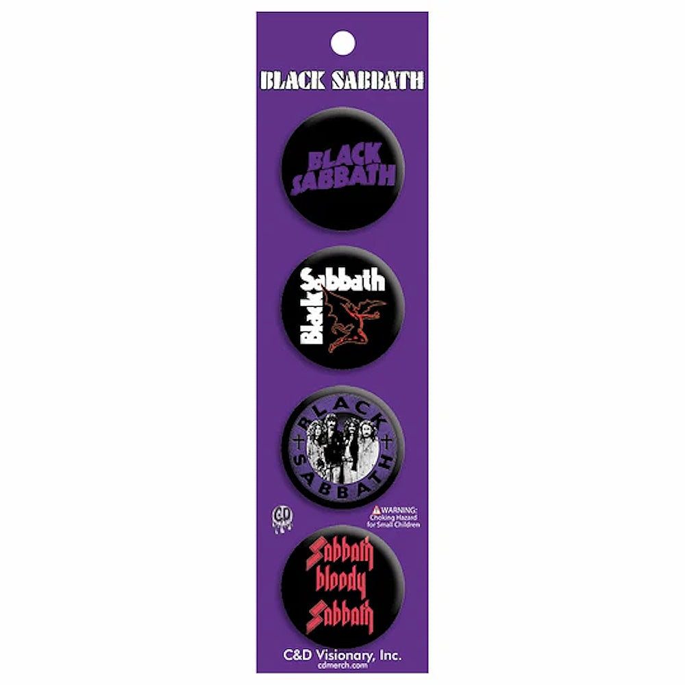 BLACK SABBATH - Button Set