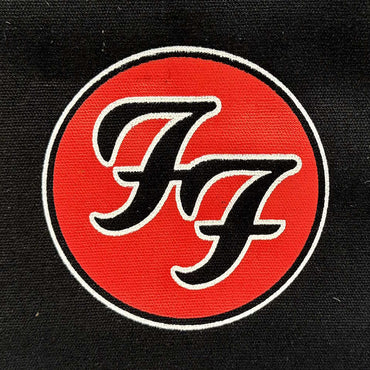 【予約商品】 FOO FIGHTERS フーファイターズ (10月 来日 ) - FF Logo / Black / Back Print / トートバッグ