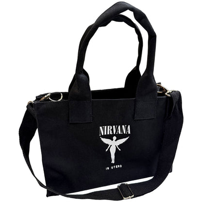 【予約商品】 NIRVANA ニルヴァーナ - In Utero / Black / Back Print / トートバッグ