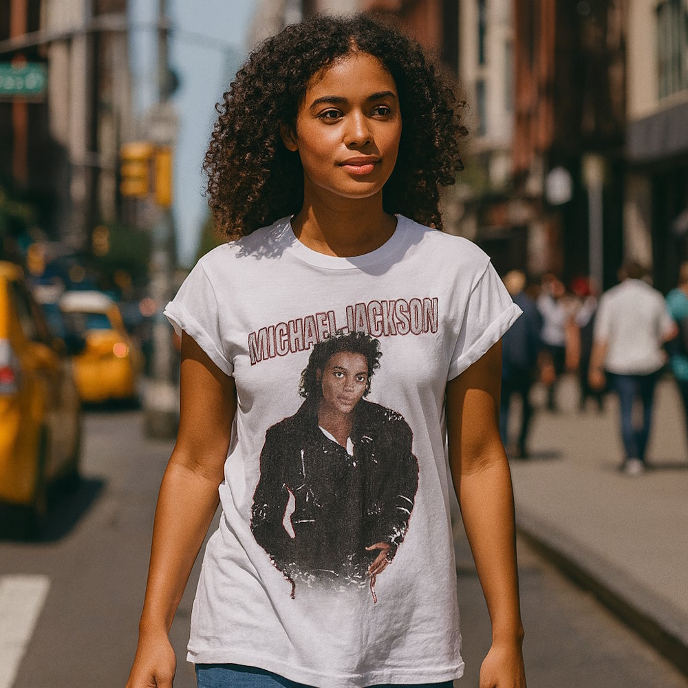 
                  
                    MICHAEL JACKSON Michael Jackson (Biographical film to be released in 2025) - BAD / Amplified (Brand) / T-shirt / Women's
                  
                