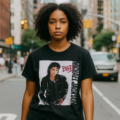MICHAEL JACKSON Michael Jackson (2026 Movie Release) - Bad / T-Shirt / Men's
