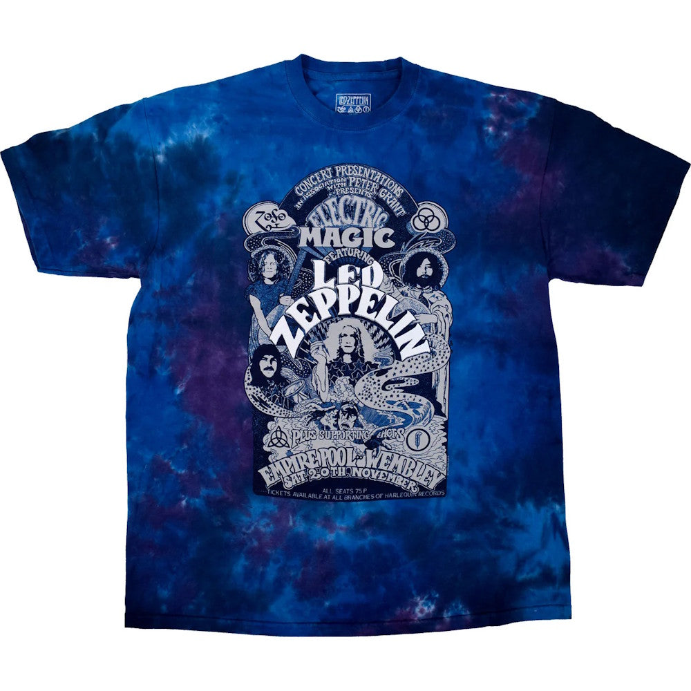 LED ZEPPELIN レッドツェッペリン (公式 映画公開 記念 ) - ELECTRIC MAGIC / タイダイ / Tシャツ / メンズ 【公式 / オフィシャル】