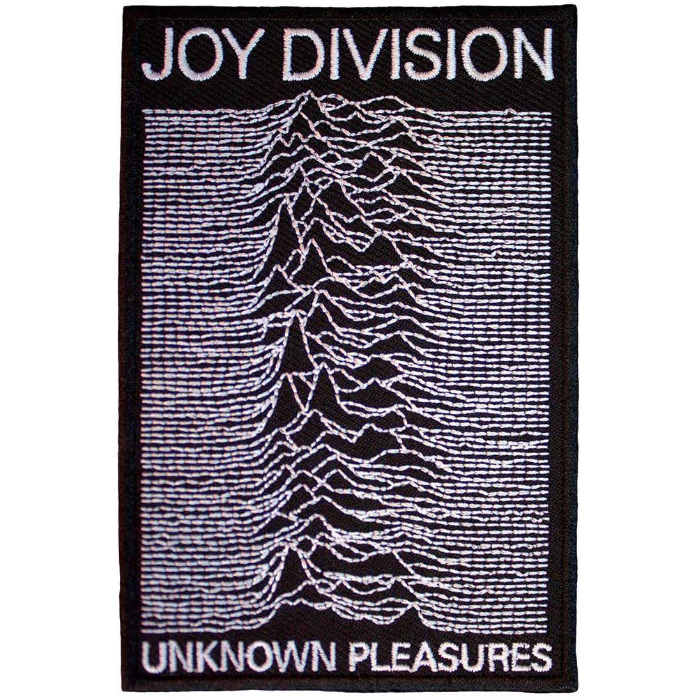 JOY DIVISION ジョイディビジョン - Unknown Pleasures / ワッペン 【公式 / オフィシャル】