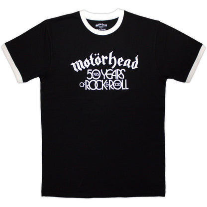 MOTORHEAD - (結成 50周年 ) - 50 Years Text Lock Up Ringer / ECO-TEE / リンガー