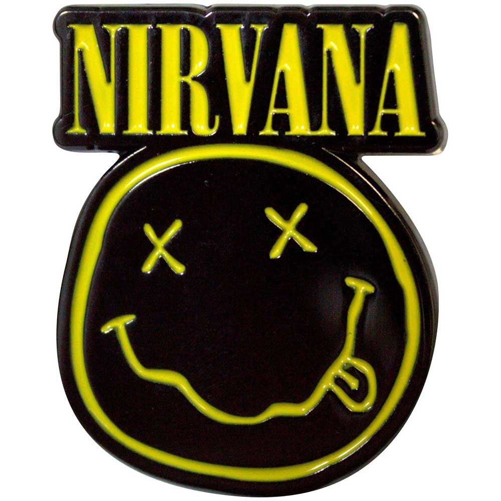NIRVANA - Logo & Happy Face Cut-Out