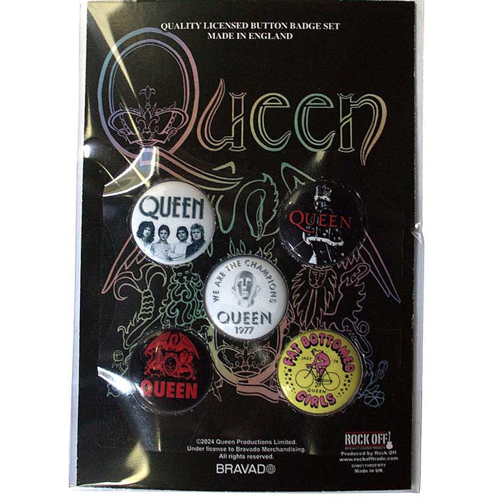 QUEEN クイーン (初来日50周年 ) - Fat Bottomed Girls / バッジ 【公式 / オフィシャル】