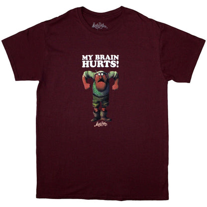 MONTY PYTHON モンティパイソン - My Brain Hurts / Maroon Red / Tシャツ / メンズ - PGS