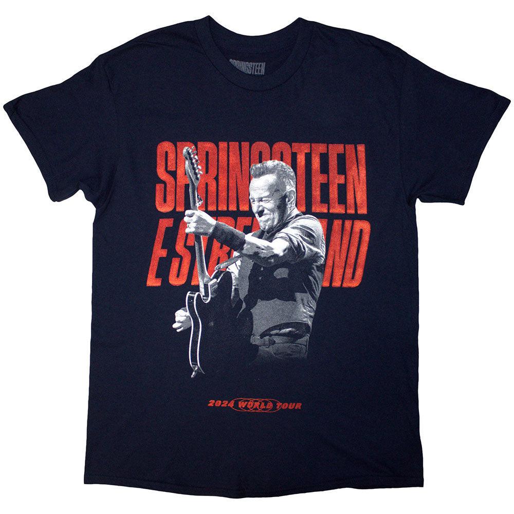 
                  
                    BRUCE SPRINGSTEEN ブルーススプリングスティーン (11月 映画公開 記念 ) - Tour '24 Guitar Photo / バックプリントあり / 2024年ツアー会場限定販売 / Tシャツ / メンズ
                  
                