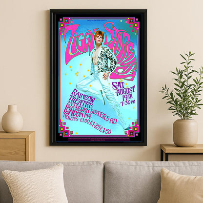 【予約商品】 DAVID BOWIE デヴィッドボウイ - Ziggy Stardust Concert Poster / Bob Masse / ポスター