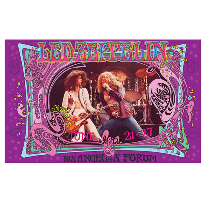 LED ZEPPELIN - (公式 映画公開 記念 ) - LA Forum Concert Poster / Bob Masse