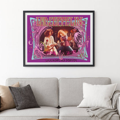 【予約商品】 LED ZEPPELIN レッドツェッペリン (公式 映画公開 記念 ) - LA Forum Concert Poster / Bob Masse / ポスター
