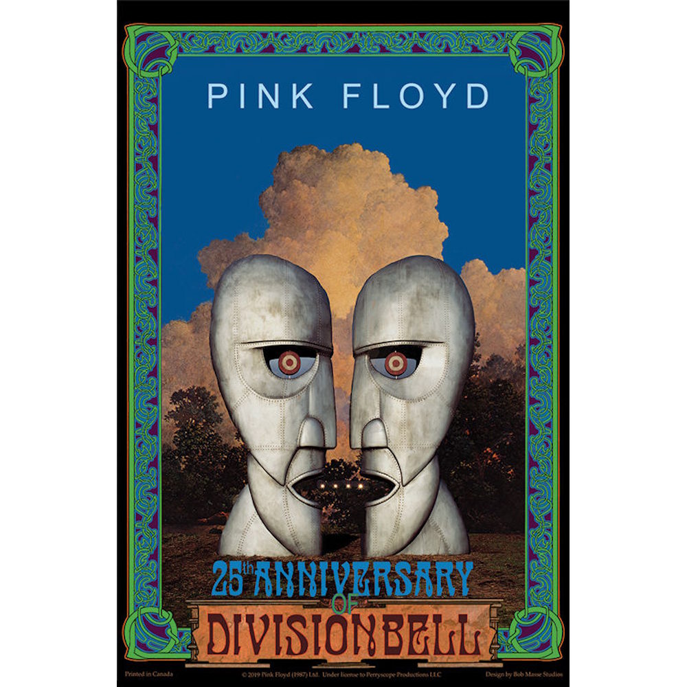 【予約商品】 PINK FLOYD ピンクフロイド (結成 60周年 ) - Division Bell 25th Anniv Concert Poster / Bob Masse / ポスター 【公式 / オフィシャル】