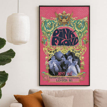 【予約商品】 PINK FLOYD ピンクフロイド (結成 60周年 ) - 1967 Concert Poster / Bob Masse / ポスター