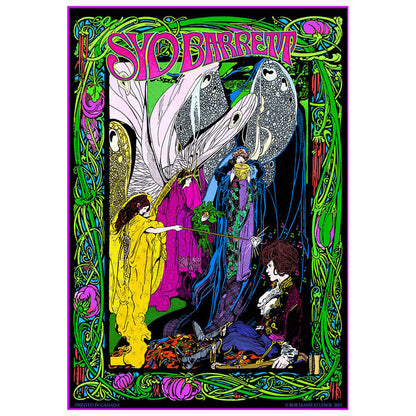 PINK FLOYD - (結成 60周年 ) - Sid Barrett Concert Poster / Bob Masse